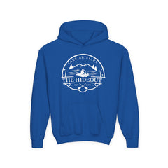 Youth Hoodie — 'The Hideout' Lake Ariel PA Cabin Adventure Hoodie