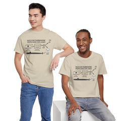 Nuclear Submarine Propulsion Explained Tee, Science Shirt, Geeky Gift, Educational Apparel, STEM Fashion, Nerdy T-Shirt