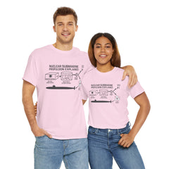 Nuclear Submarine Propulsion Explained Tee, Science Shirt, Geeky Gift, Educational Apparel, STEM Fashion, Nerdy T-Shirt
