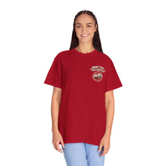 Wyoming Funny Roadtrip T-Shirt — "Three Things You Don’t Do in Wyoming" Adventure Tee