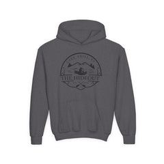 Youth Hoodie — 'The Hideout' Lake Ariel PA Mountain Adventure Hoodie