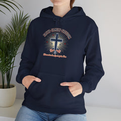 Faith & Freedom Cross Hoodie | Patriotic, Faith-Based July 4th Vintage Americana