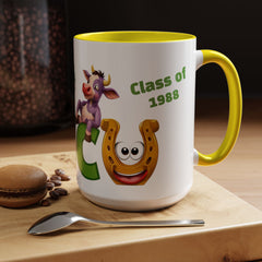Russell Sage College Mascot Characters 11oz or 15 oz Ceramic Mug - Personalize your mug with your grad year by entering it in the notes field before you complete your purchase