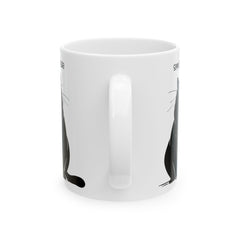 Some Coffee Please, Black Cat Graphic, Ceramic Mug, (11oz, 15oz)