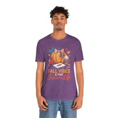 Fall Vibes Teacher Life T-Shirt