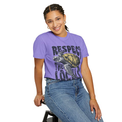 Respect the Locals T-Shirt — Sea Turtle Conservation Graphic Tee