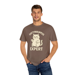 Cattywampus Expert T-Shirt | Funny Cat Tee, Gift for Cat Lovers, Cute Pet Shirt, Casual Wear, Unisex Apparel