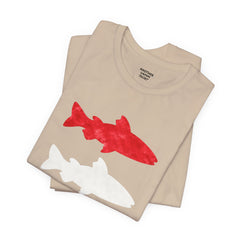 Patriotic Trout T-Shirt — Red White & Blue Fish Tee