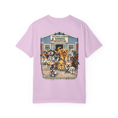 Back Graphic "Who Let the Dogs Out?" Baldwin Harbor Animal Hospital Cute Vet Clinic T Shirt