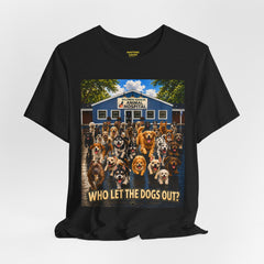 Who Let the Dogs Out? Baldwin Harbor Animal Hospital Graphic Dog Rescue T‑Shirt