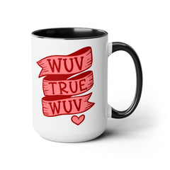 Wuv True Wuv Accent Mug,The Clergyman,Princess Bride Mug,80s Movie Quote,Gift for movie lover,vintage film gift,comedy movie mug,romcom mug