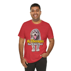 My Therapist Has A Wet Nose Personalized with your dog(s) image T-Shirt
