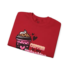 Woman's Coffee Is My Valentine - Unisex Heavy Blend™ Crewneck Sweatshirt