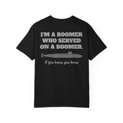 Poseidon Unisex Submarine T-Shirt – "I'm a Boomer Who Served on a Boomer"