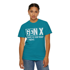 GEN X FUNNY graphic, Raised on Hose Water and Neglect, Retro Comfort Colors 1717, unisex garment-dyed t-shirt, gift for him, gift for her, Birthday gift tee, Vintage Style graphic tee, Fathers Day Shirt