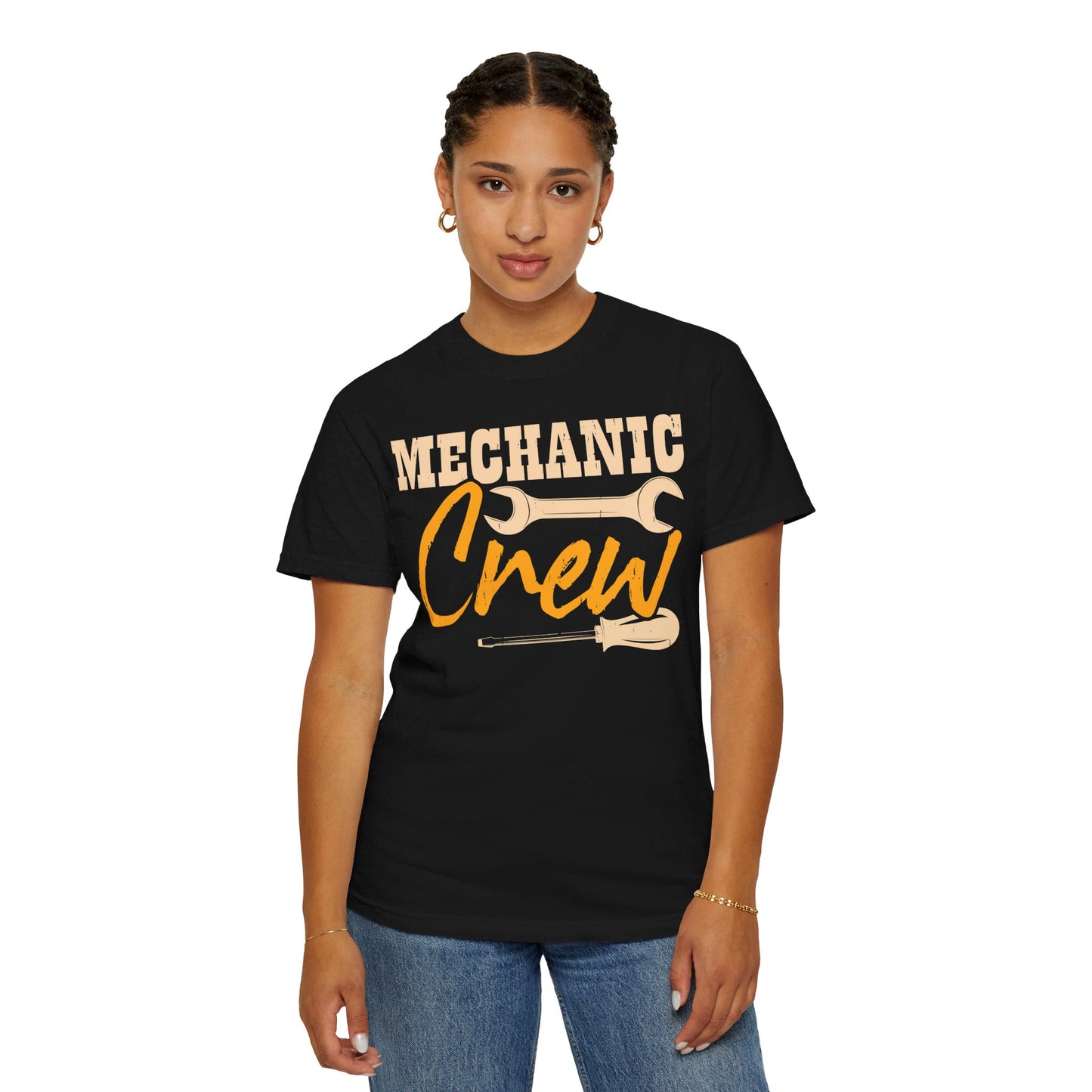 Mechanic Crew Shirt, Comfort Colors Unisex Relaxed Fit T Shirt