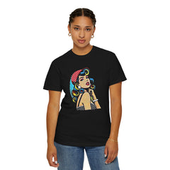 Pop Art Pinup Girl Comfort Colors T-Shirt