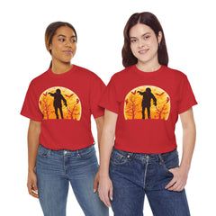Full Moon Zombie! Graphic Unisex Heavy Cotton Tee