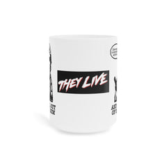 Rowdy” Roddy Piper, They Live 80s Movie,nThree Graphic Ceramic Mugs (11oz\15oz\20oz)