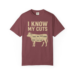 Funny Cow Cuts Unisex T-Shirt - Gift for Meat Lovers, BBQ Parties