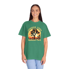 Joshua Tree National Park Graphic, Comfort Colors Soft Relaxed Fit Unisex Garment-Dyed T-shirt