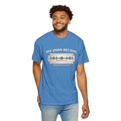 My SSBN Became Razor Blades Graphic Vintage Submarine Veteran Tee