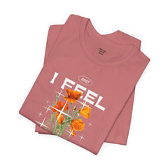 I Feel Blessed Tee - Positive Vibes Floral