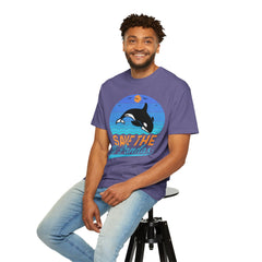 Save The Sea Pandas Comfort Colors Unisex Garment-Dyed T-shirt