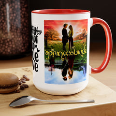 Westley and Buttercup - Two-Tone Mugs, 15 oz. mug / Christmas Gift / Gift for her / Gift for him / Princess Bride, Fan Gift / Romance Gift