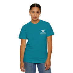 Viking World Tour T-Shirt, Garment-Dyed Apparel, Unisex Graphic Tee, Norse Mythology Gift, Festival Attire, Casual Wear
