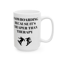 Snowboarding Therapy - Ceramic Mug