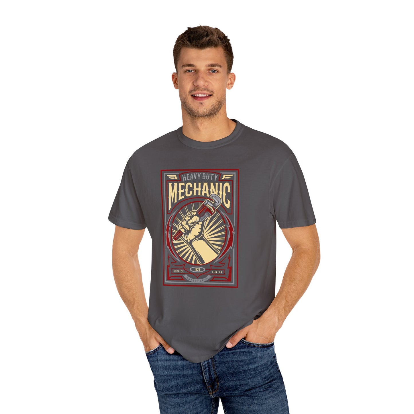 Mechanic, Comfort Colors Unisex Relaxed Fit T Shirt