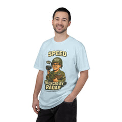 Speed Enforced By Radar T-Shirt — MASH 4077 Retro Traffic Cop Graphic Tee