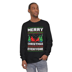 Merry Christmas Everyone Long Sleeve T-Shirt - Unisex Holiday Apparel