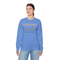 Bolder Font MERRY  CHRISTMAS Submarine Brotherhood -Unisex Crewneck Sweatshirt