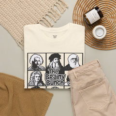 The Brainy Bunch Tee — Vintage Scientist Portraits Graphic T-Shirt