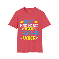 Teacher Unisex Softstyle T-Shirt,Funny Teacher Quote,Educational Humor,funny teacher tee,educational humor,gift for teacher,unisex shirt