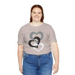 Triple Heart Design Tee