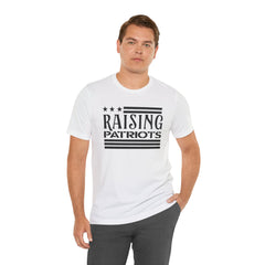 Raising Patriots Tee – Americana Stars & Stripes Family Pride T-Shirt