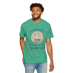 Hempstead Bay Sailing Club T‑Shirt — Flying Scot Hempstead Bay Vintage Sailboat Tee
