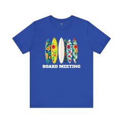 Surfboard Meeting Unisex Tee - Fun Beach Vibe for Summer Gatherings