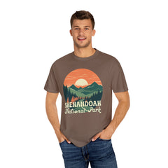 Shenandoah National Park Graphic, Comfort Colors Soft Relaxed Fit Unisex Garment-Dyed T-shirt
