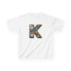 Floral Letter K Kids Tee, Cute Children’s Flower T-Shirt, Kids Customizable Summer Shirt, Personalized Gift for Birthdays, Garden [...]