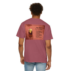 Long Island NY Comfort Colors Garment-Dyed T-shirt with Long Island Ice Tea Cocktail Recipe on Back
