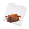 A Fat Cat Is A Happy Cat - Graphic Unisex Garment-Dyed T-shirt