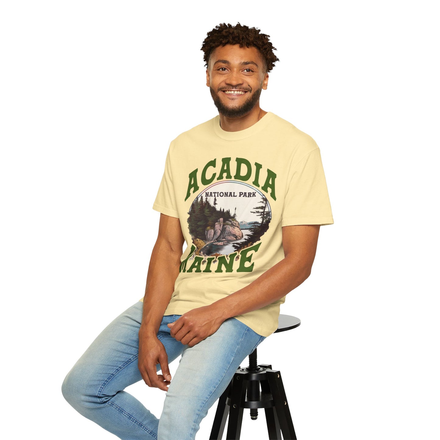 Arcadia National Park, Comfort Colors Soft Relaxed Fit Unisex Garment-Dyed T-shirt