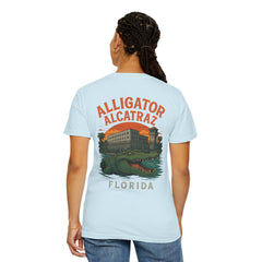 Alligator Alcatraz T-Shirt, Vintage Style Tee, Florida Souvenir Shirt, Unisex Graphic Top, Comfortable Casual Wear