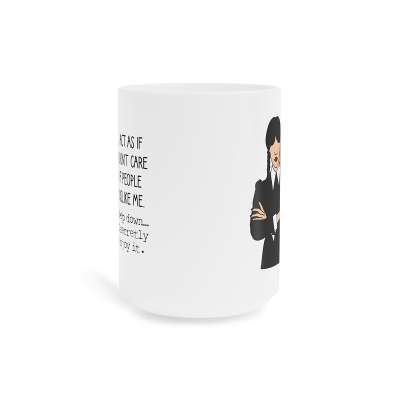 Wednesday Addams - Ceramic Mugs (11oz\15oz\20oz) | Pop Culture | Addams Family | Fan Gift | Gift For Her | Gothic Style Mug | Creepy Comedy