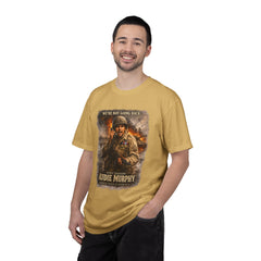 American Heroes Collection No 2 Graphic T-Shirt — “We're Not Going Back” Audie Murphy WWII
