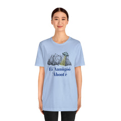 Éí Aanighóó Áhoolé Navajo The Truth Is Out There UFO Unisex Short Sleeve Tee